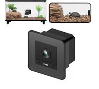 Aquarium Camera,2K HD Terrarium WiFi Pet Cameras, Fish Tank Camera, 140° Wide-Angle Anti-Glare & Anti-Reflection, Night Vision for Fish & Reptiles,Two-Way Audio, Equip 256GB SD Card (1Pcs)