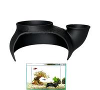 Aquarium Cave Hideouts - Fish Tank Shelter | Shrimp & Betta Breeding Cave Decoration | Fish Hiding House for Cory Catfish, Small Cichlid, Guppy, Hermit Crab Terrarium Aquarium Accessories