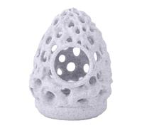 Aquarium Cave, Realistic Hollow Hideaway Decor, Natural Look Breeding Shelter, Resin Structure, Smooth Edges for Safety, 1 Piece, Brown, Resting, Playing, Reptile Enclosures, 2.76x315inch,