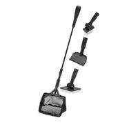 Aquarium Cleaning Tools, Adjustable Handle Brush Kit, Algae Scraper and Net Combo, Reusable Maintenance Accessories, Excellent for Planted Tanks, Terrariums, and Fish Tank Care at Home