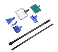 Aquarium Cleaning Tools - Fish Tank Cleaning Set, Aquarium Maintenance Tools with Brush and Scraper, Tank Cleanings Kit, Reptile Turtle Betta, Terrarium Wall Accessories for Home Aquariums Care