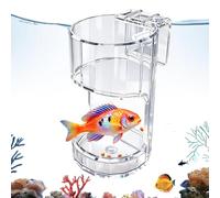 Aquarium Feeder Box - Transparent Sinking Food Container Dispenser