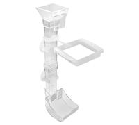 Aquarium Feeder, Tank Feeder with Cleaning Brush, Measuring Spoon Included, 6.69x3.35x2.36 Inches, Anti Scattering Food Tube Supplies for Pond, Home, Vacation