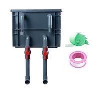 Aquarium Filter Box | Quiet Multifunctional Filtration Supplies | Aquarium Filtration Circulation System | for Living Room Office Dorm Apartment Freshwater Saltwater Indoor Bedroom