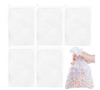 Aquarium Filter Media Bags - Filter Bags For Fish Tank | 5Pcs Reusable Aquarium Filter | Aquarium Mesh Bag Filtration | Aquarium Filter Media Bags F For Clean Water For Home, Oceanarium