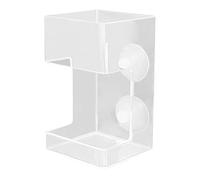 Aquarium Fish Feeder - 3.94 Inch Polystyrene Feeder | Tank Automatic Fish Food - Smooth Design with Strong Suction Cup 2 Pack for Easy Feeding Maintenance and Reduced Waste