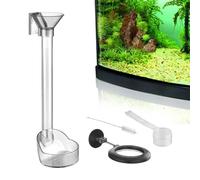 Aquarium Fish Feeder Tube | Clear Feeding Tube and Dish Acrylic Feeding