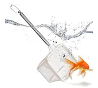 Aquarium Fish Net Extendable Long Handle Fine Mesh Aquarium Cleaning Net