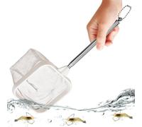 Aquarium Fish Net Telescopic Fine Mesh Skimmer, Pond & Pool Leaf Net