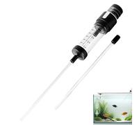 Aquarium Gravel Cleaner - Suction Pump Device, Fish Tank Filtration Aid | for Aquarium Pond Turtle Betta Shrimp Freshwater Saltwater Setup Maintenance Hobbyist Cleaning Tool Compact Efficient Durable