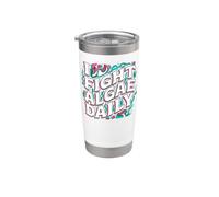 Aquarium Hobbyist I Fight Algae Daily Vaso térmico de acero inoxidable de doble pared
