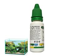 Aquarium Indicator - Glass Drop Checker, 14x7.8x3.8cm Test Kit, Drop Shape, Fish Tank Monitor, Hook Style, Crystal Ball Tester | Transparent Fluid For Planted Aquarium System