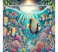 Aquarium Life Beneath the Waves: Coloring Book 2