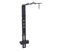 Aquarium Light Riser, Soporte de Luz del Acuario, Aleación de Aluminio con Soporte de Luz de Acuario Alto Ajustable, Letrero de Acuario LED LED para la Lámpara Colgante (BLACK)