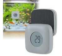 Aquarium Magnetbürste - Aquarium Scheibenreiniger Magnet mit Temperaturanzeige, Aquarium Magnetic Brush, Aquarium Glasreiniger für Fischglasbecken Aquarienreinigung Algas entfernung