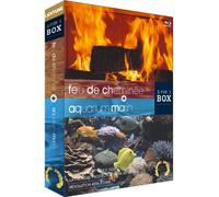 Aquarium marin ; feu de cheminée [Francia] [Blu-ray]