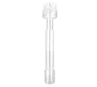 Aquarium Oil Skimmer - Transparent Acrylic Protein Skimmer with Floating Basket and Tubing, Aquarium Filter Attachment for Water Clarity and Plant Health
