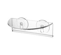 Aquarium Plant Holder, Acrylic Ledge Aquatic Grass Shelves, Transparent Plant Stand 6.3x4.09x2.6 inches, With Strong Suction Cups, For Fish Tank Home Window Decor