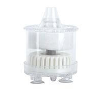 Aquarium Purifier & Oxygen Pump | Mini Gas Reduction Lift Purifier for Fish Enclosure 10-60L | Triple Filtration/Oxygenation/Waste Removal | Easy Maintain, Space Saving (S (7,8x6,5x2,6