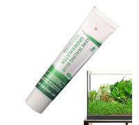 Aquarium Putty - Pegamento impermeable para acuario, masilla impermeable para acuario, estuco de acuario transparente | 60 ml de adhesivo para la reparación de acuario - Seguro estuco de acuario con