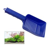 Aquarium Shovel - Gravel Strainer Sand Scraper For Fish Tank | Multi-Functional Sañd Cleaner Tool | Aquarium Substrate Cleaning Shovel For Terrarium Garden Planting, PP Material Durable Design