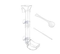 Aquarium Shrimp Feeding Tube - Fish Feeding Tube and Dish Set Clear Acrylic | Betta Aquariums, Tropical Fish, Bottom Feeders, Controlled Feeding, Cleaner Substrate, Easy Installation, Daily Aquarium Care