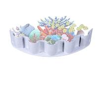 Aquarium Substrate Divider, Sturdy Sand Fish Tank Substrate Fence, Water Grass, Mud Separation, Aquarium Accessories for Landscaping and Decoration, 46g, 49g, 50g