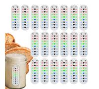 Aquarium TemperatureGauge Strip - 5 x 1,7 cm TemperatureMeter Stickers | TemperatureStrip, Range 18 ℃ to 32 ℃, For Beer, Wine, Brewing, Fermentation, Aquarium Thermometer, Easy To Apply, Reusab