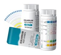 Aquarium Test Strips - 6-in-1 Aquarium Test Strip Kit Accurate Readings | Fish Tank Test Strip Easy Use | Water Quality Tester For Freshwater & Saltwater Aquariums Monitoring