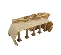 Aquarium Tunnel Cave - Decorative Aquatic Ornament, Realistic Underwater Landscape Feature, Sturdy Fish Resting Shelter, Long Lasting Tank Accessory | Freshwater Habitat Creation, Balcony Pond
