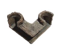 Aquarium Underground Tunnel, Double Entrance Comfortable Resting - Shrimp Cave Tunnel Accessories - For Tank Breeding Hiding Stuff Water Indoor Outdoor