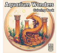 Aquarium Wonders Coloring Book: Coloring Pages of Fantastic Scenes Inside an Aquarium for Children and Adults