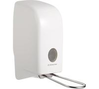 Aquarius 06955000 6955 Dispensador de Jabón para el Lavado de Manos Profesional, para Cartuchos de Jabón de 1 L, Palanca de Codo, Montaje en Pared, Blanco