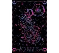 Aquarius Astrology Journal: 6x9 Lined Notebook for Reflection & Manifestation - Pink & Purple Edition