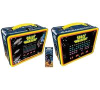 AQUARIUS Caja de almacenamiento Space Invaders Fun Tin 8.6 x 6.8 x 3.9