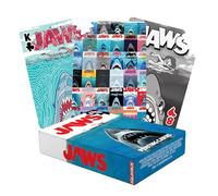 Aquarius Carteles de Jaws 50 Aniversario - Baraja de Cartas temática de mandíbulas para Tus Juegos de Cartas Favoritos - Producto Oficial de Jaws y coleccionables
