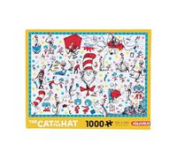 AQUARIUS- Cat In The Hat Puzzle Dr Seuss Gato en el Sombrero Rompecabezas (NMR Brands 65494)