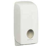 Aquarius Dispensador de papel higiénico plegado 6946 - 1 dispensador de papel higiénico blanco de una hoja