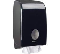 Aquarius Dispensador de Toallas Secamanos Intercaladas 7171, Negro, Diseño Compacto