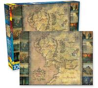 Aquarius El Señor de los Anillos Middle Earth Mapa Puzzle 1000 Piezas