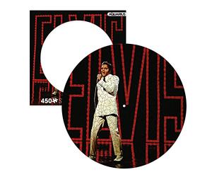AQUARIUS Elvis Presley '68 Comeback Especial Record Disco Puzzle (450 Pieza Puzle) -con Licencia Oficial Merchandising & Collectibles-Reflejos Gratis-Precisión para-12 x 12 Inches (ALBM-018)
