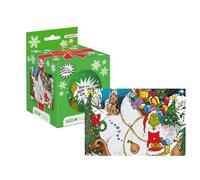Aquarius Grinch Christmas 300 (Micro-Size) Piece Jigsaw Puzzle in Tin Globe (3.25 x 3.25) - Officially Licensed Dr Seuss Merchandise & Collectibles - Puzzle 8 x 6 Inches