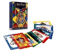 AQUARIUS Harry Potter - Juego de cartas con temática de escudo de Hogwarts