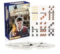 AQUARIUS Harry Potter - Juego de dominó doble de 6 años para niños y adultos, juego familiar de azulejos Wizarding World 28 piezas