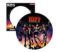 AQUARIUS Kiss Destroyer Record Disc Puzzle (450 Piezas) - Producto Oficial de Kiss & coleccionables - Libre de deslumbramiento - Ajuste de precisión - 30 x 30 cm (ALBM-007)