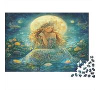 Aquarius Luna Llena Rompecabezas para Adultos |Nenúfares| 1000pcs (75x50cm) Juegos EduGatoivos De Decoración del Hogar