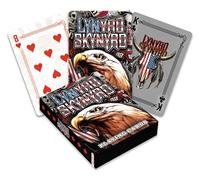 AQUARIUS Lynyrd Skynyrd - Baraja de cartas con temática de Lynyrd Skynyrd para tus juegos de cartas favoritos, mercancía y coleccionables de Lynyrd Skynyrd con licencia oficial