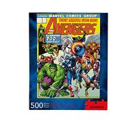 Aquarius Marvel Avengers Cover 500 Pc Puzzle Multicolor