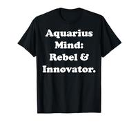 Aquarius Mind Rebel And Innovator Camiseta