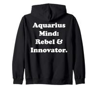 Aquarius Mind Rebel And Innovator Sudadera con Capucha